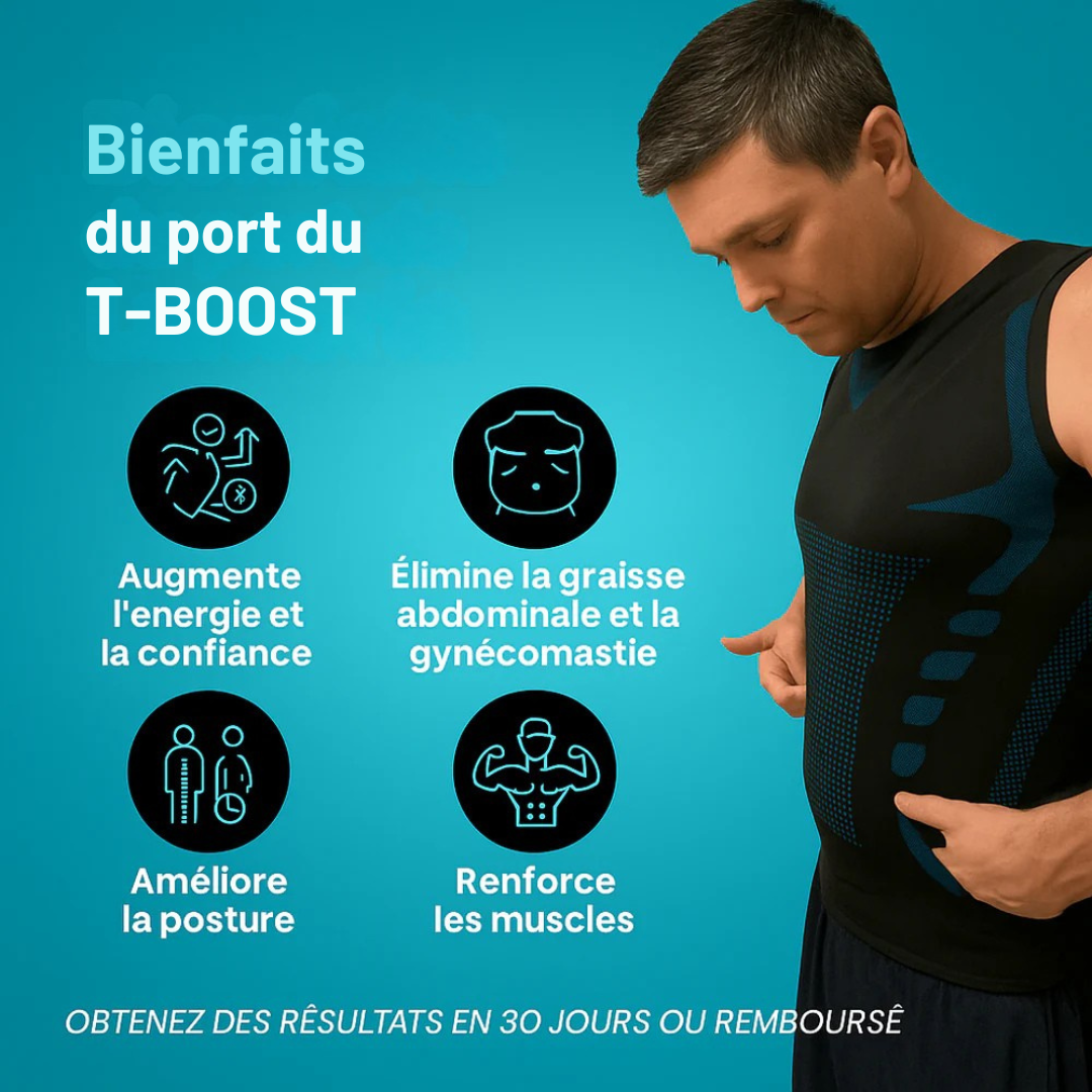 T-BOOST - Redresse ta posture, compresse ton ventre, transforme ton allure